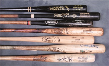 - 1980's Baseball Stars Game Used Bat Collection (7)