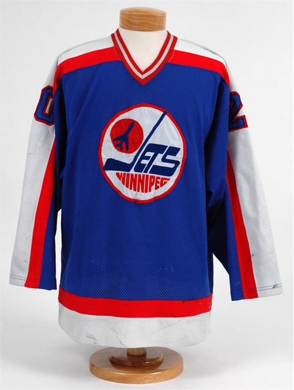 - 1982-83 Willy Lindstrom Winnipeg  Jets Game Worn Jersey