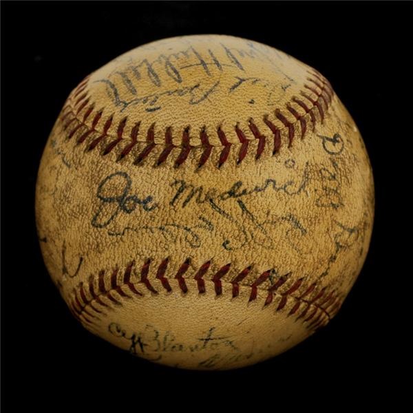 The Jesse Haines Collection - 1937 All Star Game-Used Signed Baseball