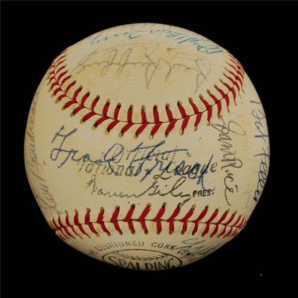 The Jesse Haines Collection - Late 1960&#39;s Hall Of Fame Signed Baseball