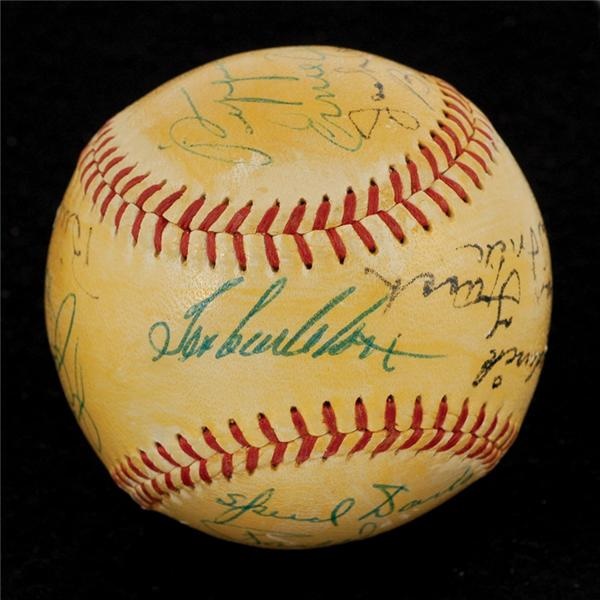The Jesse Haines Collection - Gashouse Gang Reunion Signed Baseball