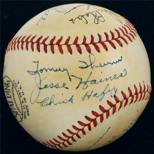 The Jesse Haines Collection - St Louis Cardinals Reunion Baseball w/ Jim Bottomley