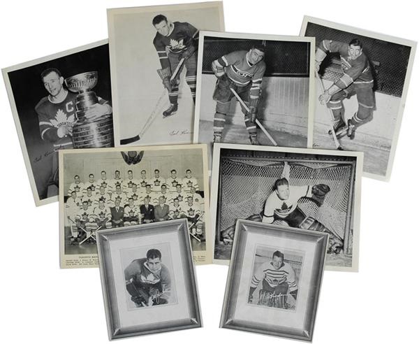 Sports Cards - Collection of Quaker Oats Player Photos Including Seven 1938-39 Toronto Maple Leafs (82)