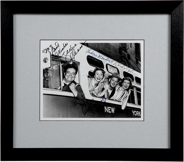 Americana Autographs - &quot;The Honeymooners&quot; Cast Signed Photo