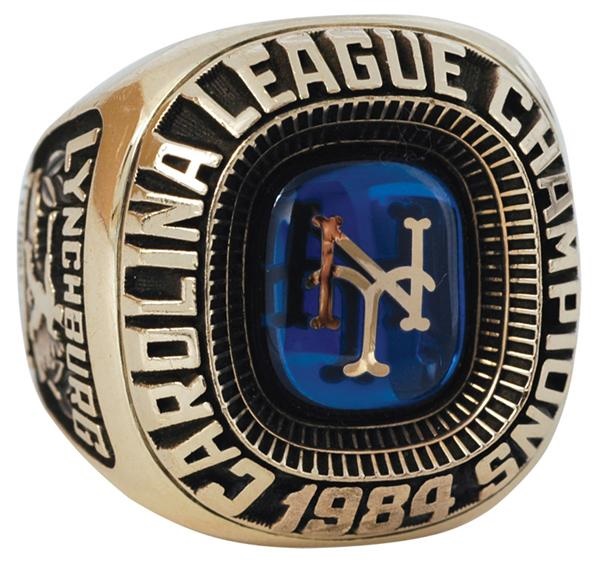 Ernie Davis - 1984 Lynchburg Mets Championship Ring