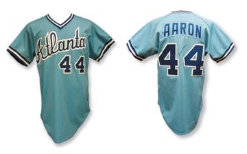 Braves - 1986 Hank Aaron Game Worn Jersey