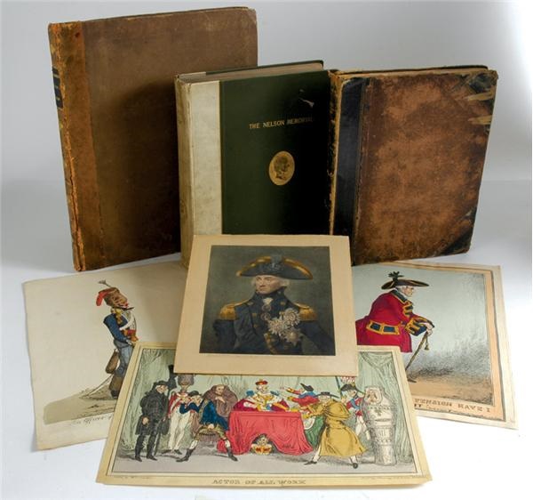 - Period Books and Prints Concerning The Duke of Wellington and Admiral Lord Nelson