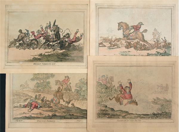 - Important Collection of James Gillray Original Hand-Colored Caricatures (22)