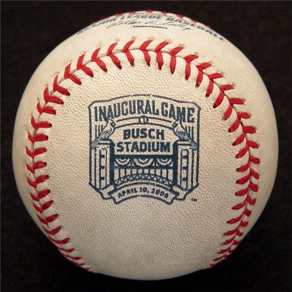 - First Home Run Ball - New Busch Stadium