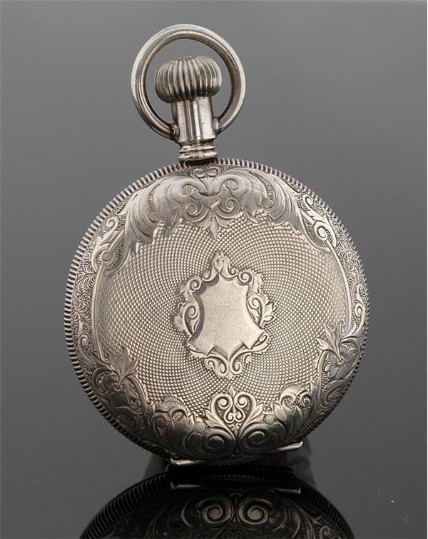 19th Century Baseball - Stunning 19th century Baseball Pocket Watch