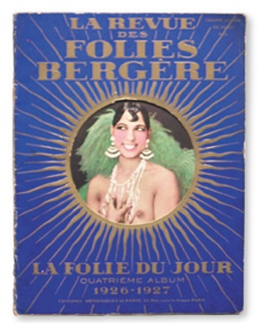- Josephine Baker Follies-Bergere Program