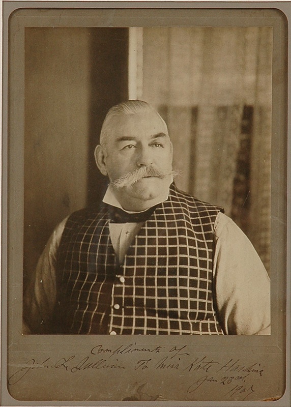 - 1907 John L Sullivan Signed Photo (7.5&quot;x9.5&quot;)