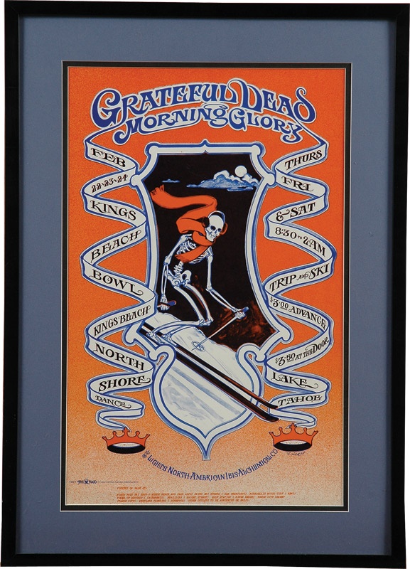 - 1968 Grateful Dead &quot;Trip and Ski&quot; Concert Poster