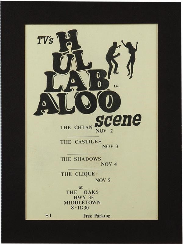 - 1966 “The Castiles” Hullabaloo Poster