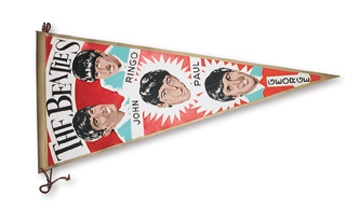 1960's Beatles Pennant (14.5" long)