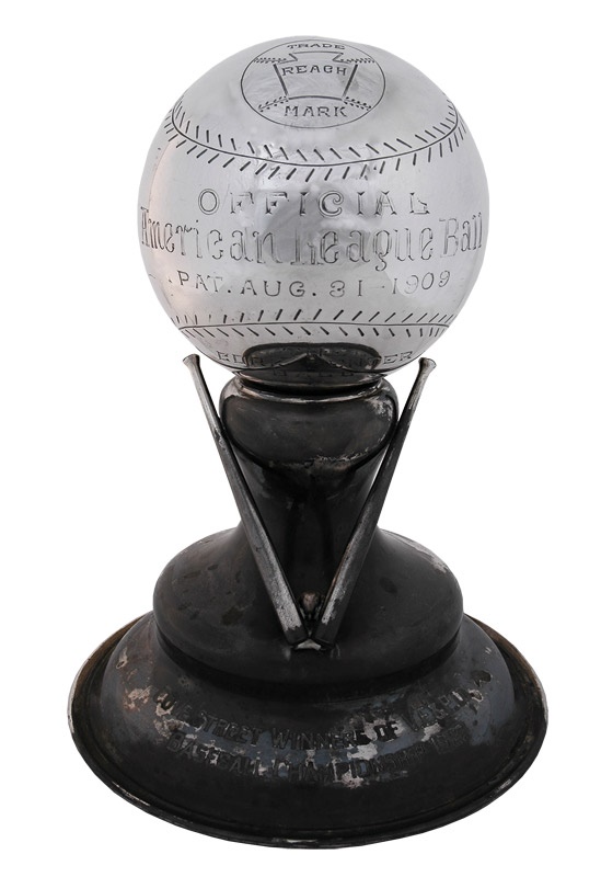Sports Rings And Awards - 1927 Cove Street Baseball Championship Silver Trophy