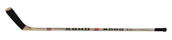 Hockey Equipment - Late 1980&#39;s Mario Lemieux Game Used Stick