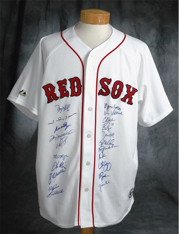 Boston Sports - 2004 Boston Red Sox Team Signed Jersey