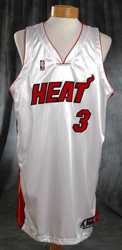 - 2005-06 Dwyane Wade Game Worn Miami Heat Jersey