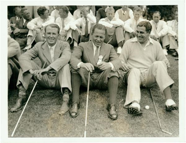Golf - Bobby Jones with the 1935 Masters Favorites
