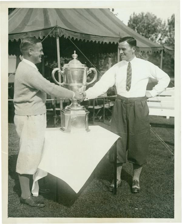 Golf - Bobby Jones with 1929 Walker Cup