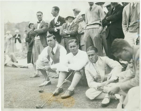 Golf - Jones Referees 1929 San Francisco Golf Match