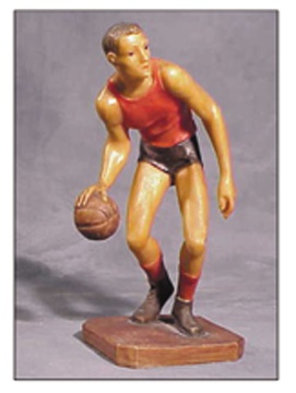 - 1930's Basketball Figurine (8" tall)