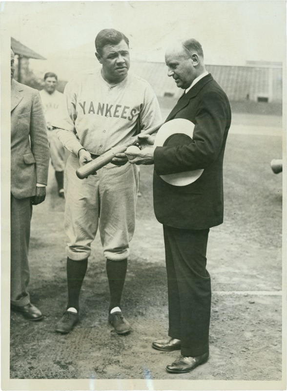 Babe Ruth and Lou Gehrig - Babe Ruth Presents Bats and Balls (1928)