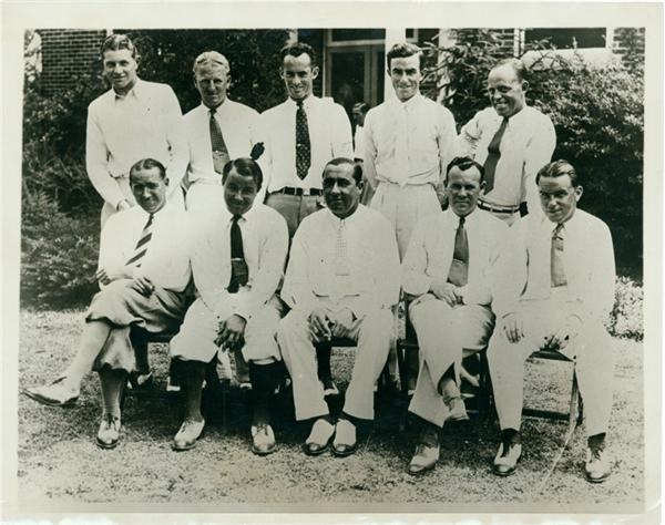 Golf - Captain Walter Hagen, Gene Sarazen and the 1931 Ryder Cup Team