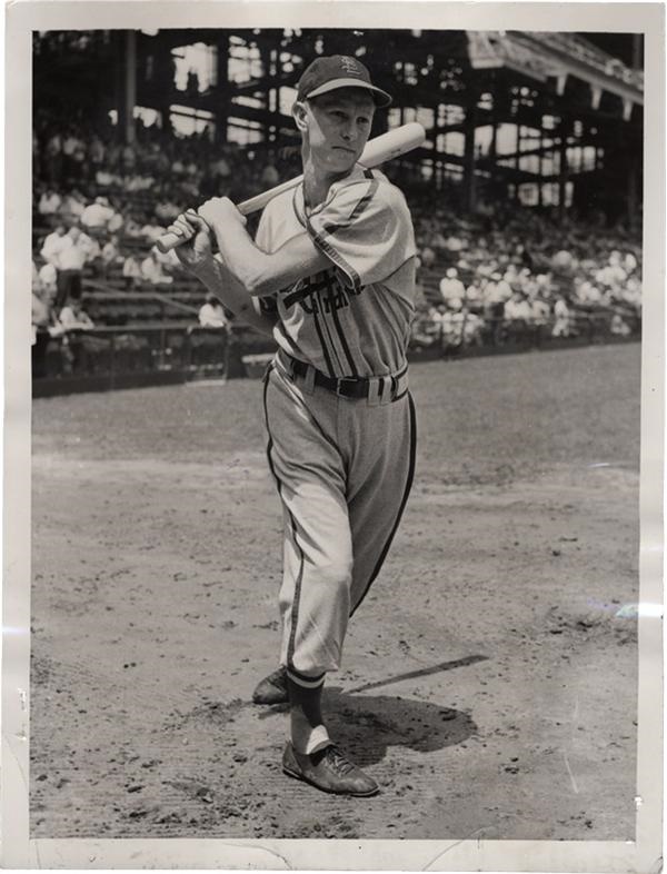 Kubina And The Mick - Red Schoendienst in 1950 All Star Game