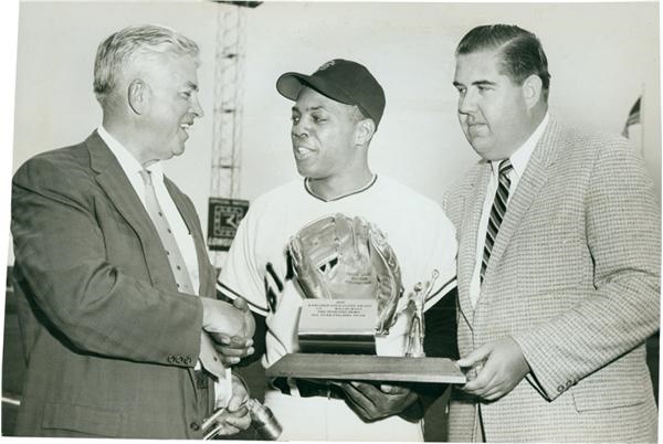 - Willie Mays Presented the 1957 Gold Glove