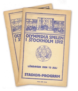 - Jim Thorpe 1912 Stockholm Olympic Programs