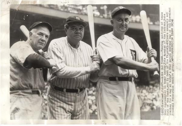 Babe Ruth and Lou Gehrig - Three Kings (1941)