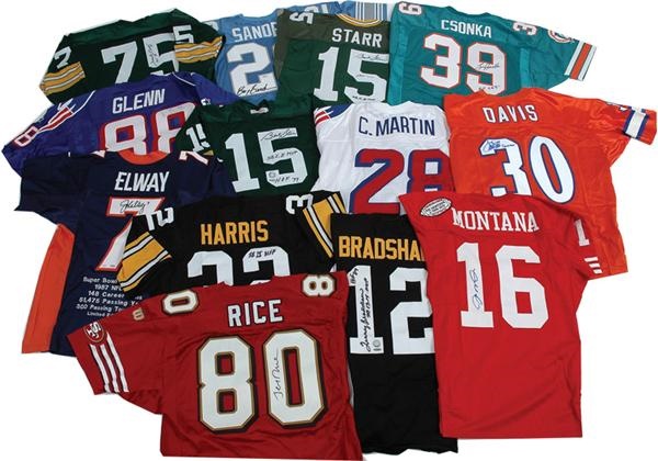- Collection of Signed Football Jerseys (14)