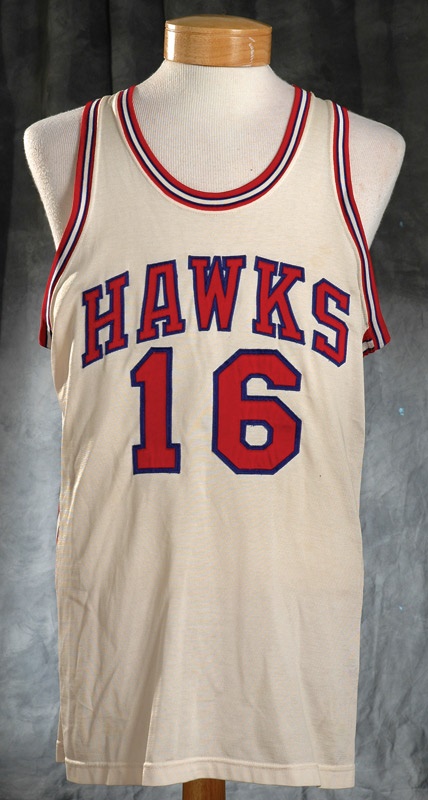 - 1962-63 Cliff Hagan Game Worn St. Louis Hawks Jersey