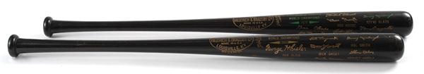 Clemente and Pittsburgh Pirates - 1960 and 1971 Pittsburgh Pirates World Champion Black Bats