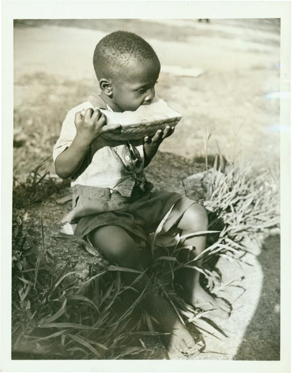 Photo-Matched - Negro Boy Eating Watermelon
