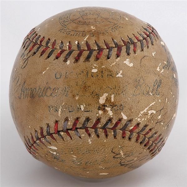 Historical Baseballs - 1931 Al Simmons Signed Homerun Baseball