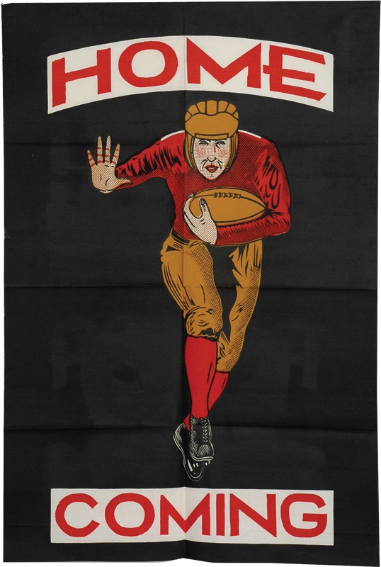 - 1920&#39;s Football &quot;Home Coming&quot; Banner (24x36&quot;)