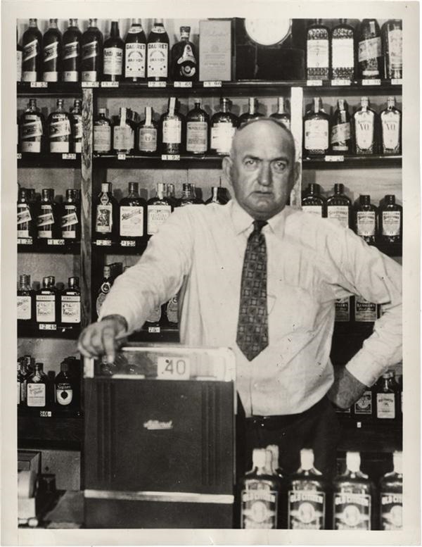 - Joe Jackson at his Liquor Store (1939)