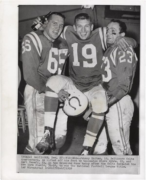 - Unitas and The Colts Win 1959 World Championship