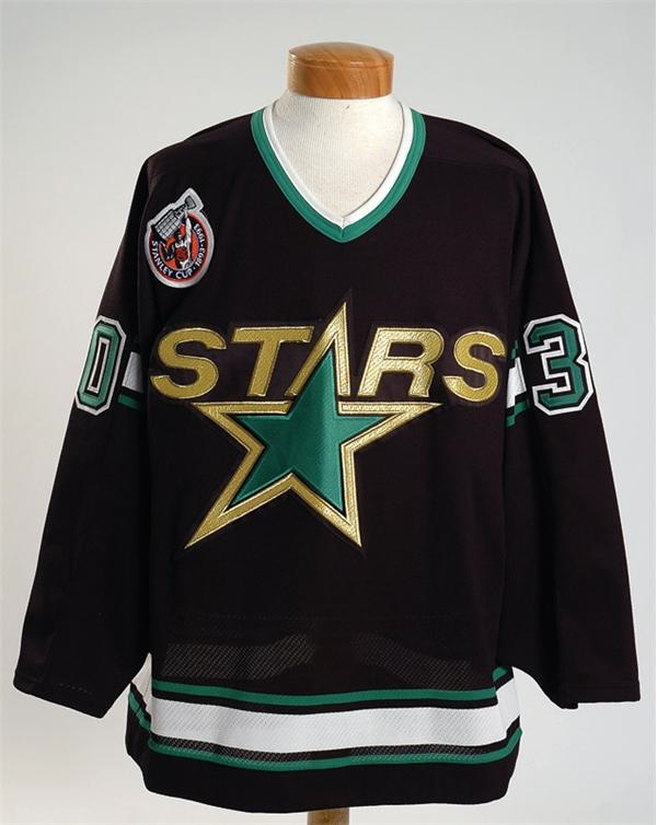 - 1992-93 Jon Casey Minnesota North Stars Game Worn Jersey