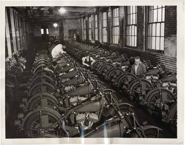 Transportation - Indian Motorcycle Factory (1941)