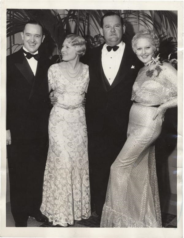 Hollywood Babylon - Laurel and Hardy with Thelma Todd Celebrates Hal Roach (1933)
