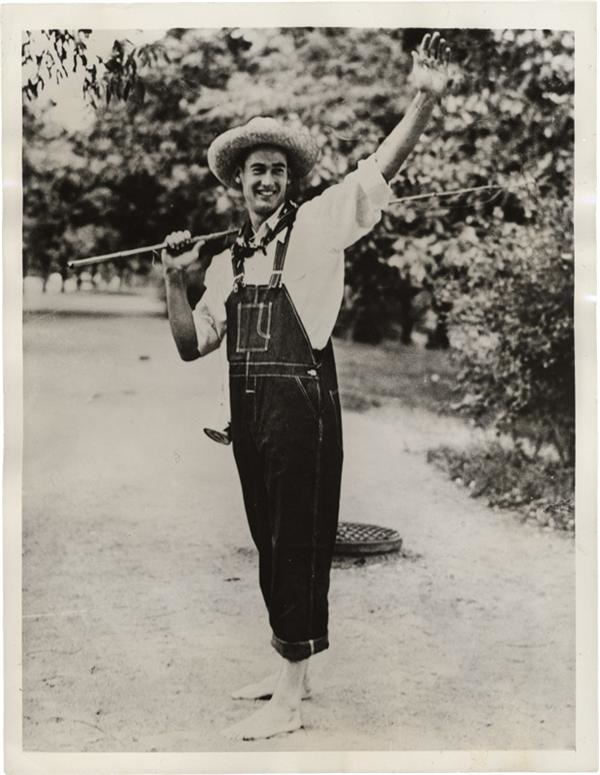 Ted Williams - Rookie Ted Williams as Huckleberry Finn (1939)