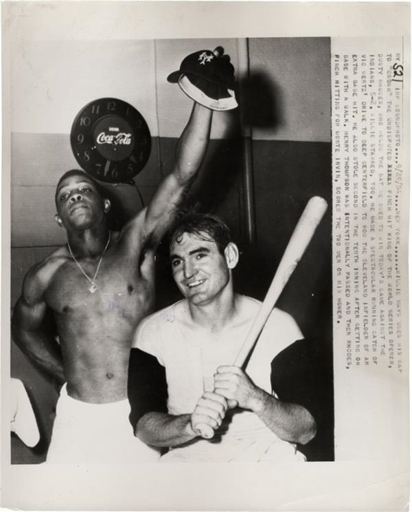 - Bare-chested Willie Mays Crowns 1954 World Series Hero Dusty Rhodes