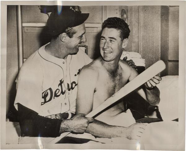 Hank Greenberg and Ted Williams (1946)