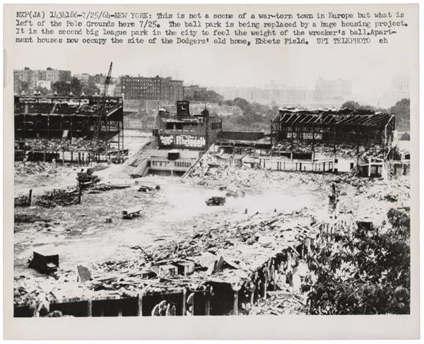 Stadiums - Destruction of the Polo Grounds (1964)