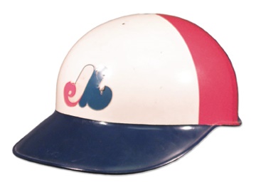 Game Used Baseball Jerseys and Equipment - 1970's Gary Carter Game Worn Batting Helmet