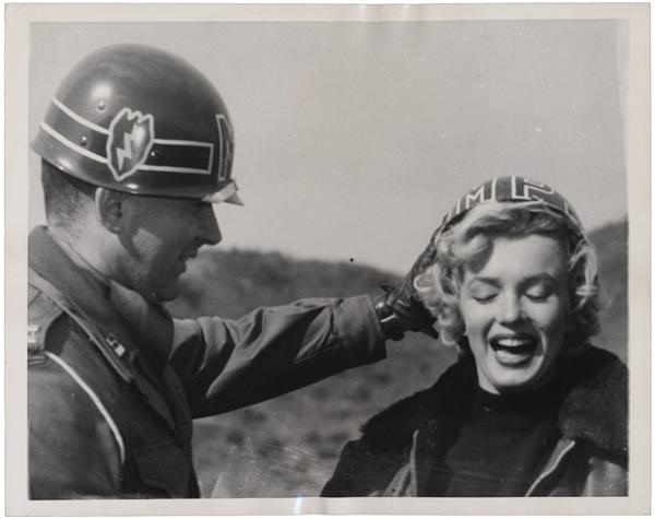 Marilyn Entertains the Troops in Korea (1954)